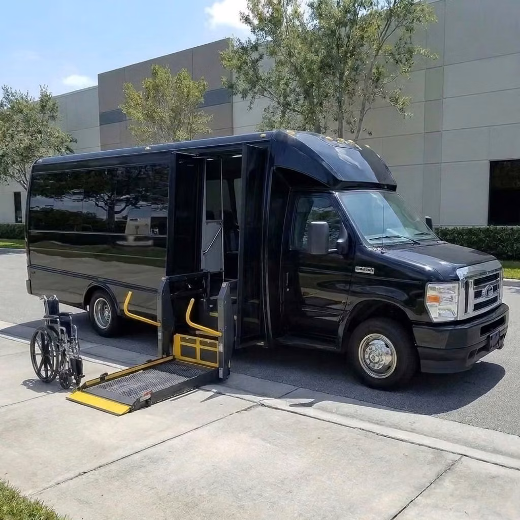 menlo park 18 passenger minibus wheelchair lift