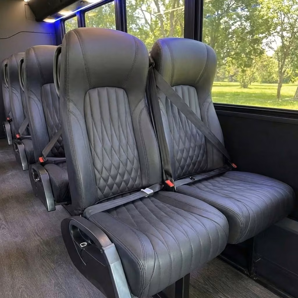 menlo park 20 passenger minibus high back seats