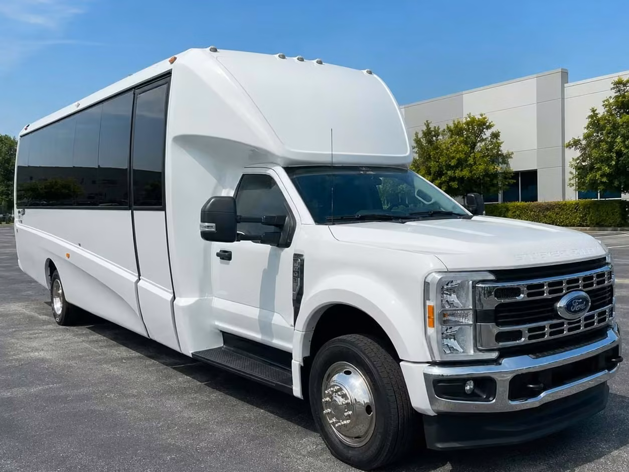 menlo park 25 passenger minibus rental