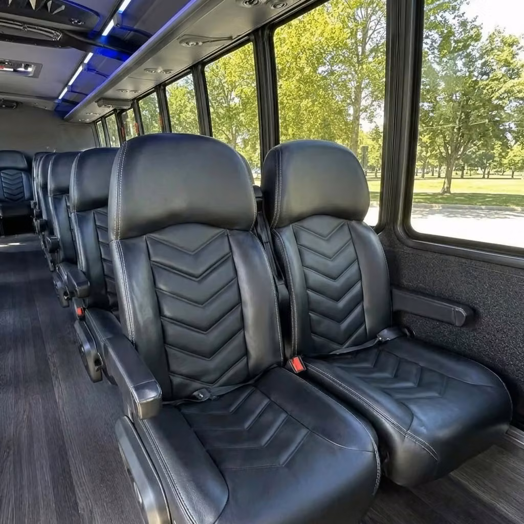 menlo park 28 passenger minibus seating