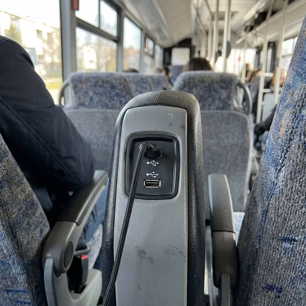 menlo park 28 passenger minibus usb charging