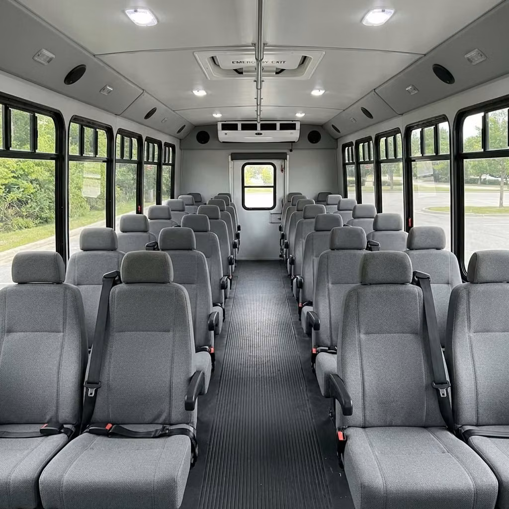 menlo park 30 passenger minibus seating