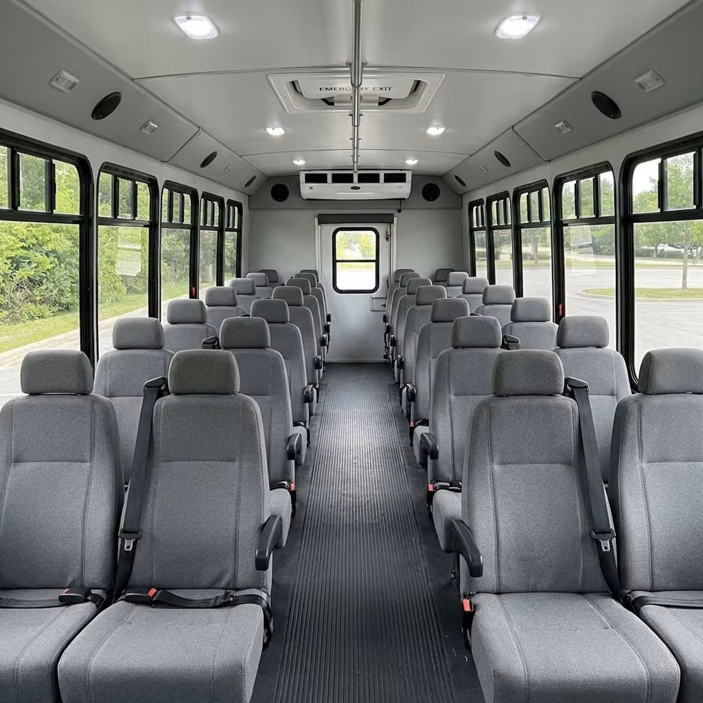 menlo park 35 passenger minibus seating