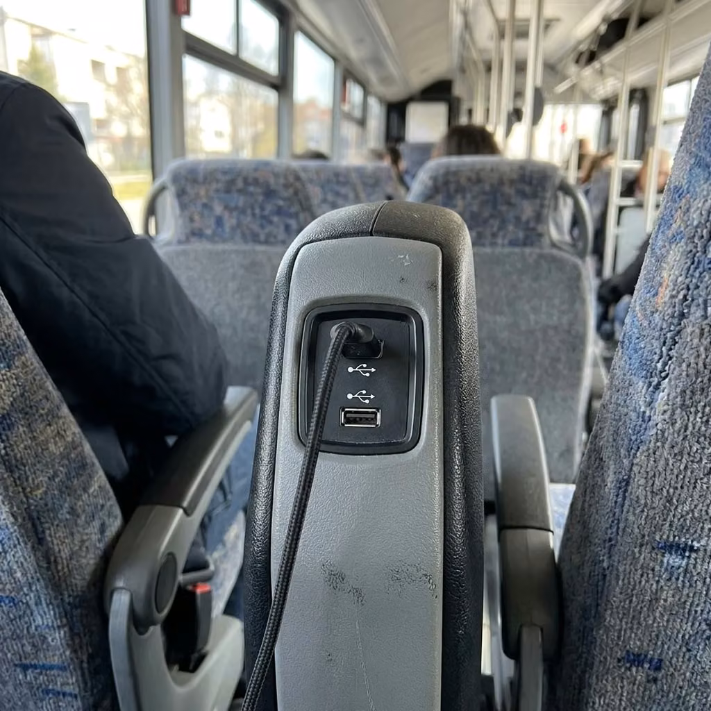 menlo park 35 passenger minibus usb charging