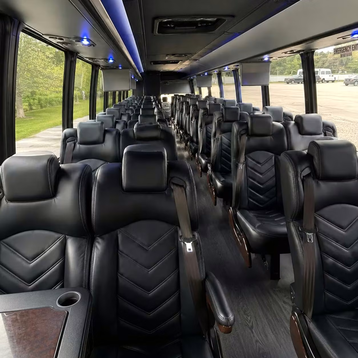 menlo park minibus interior 1