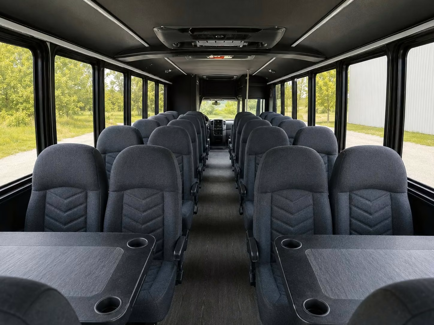 menlo park minibus interior 2