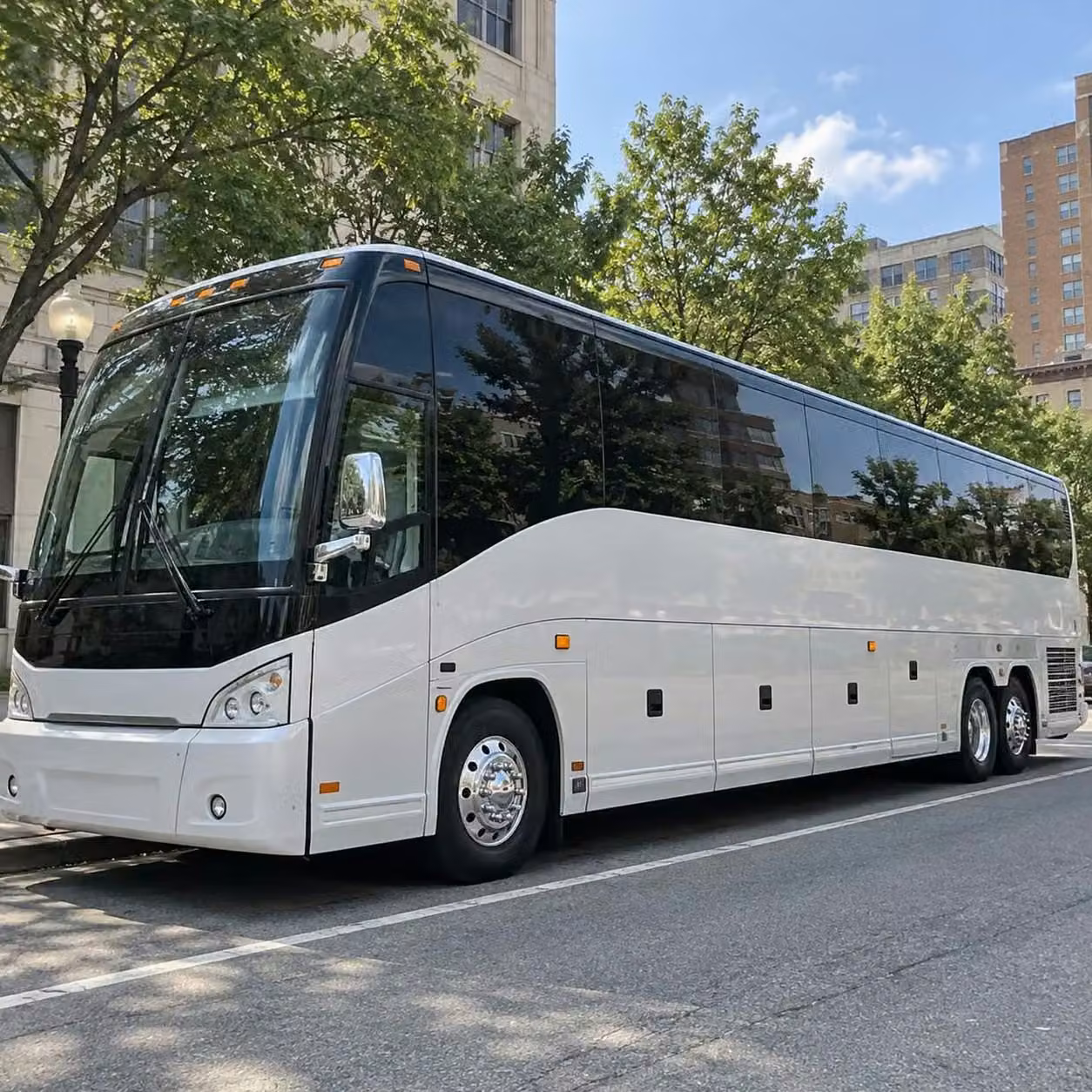 menlo park modern charter buses for destination weddings