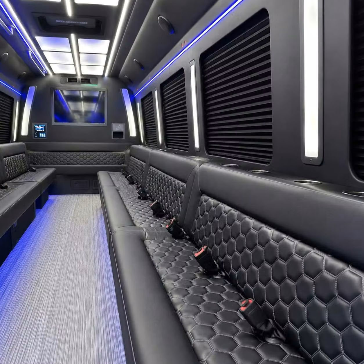menlo park party bus party lighting