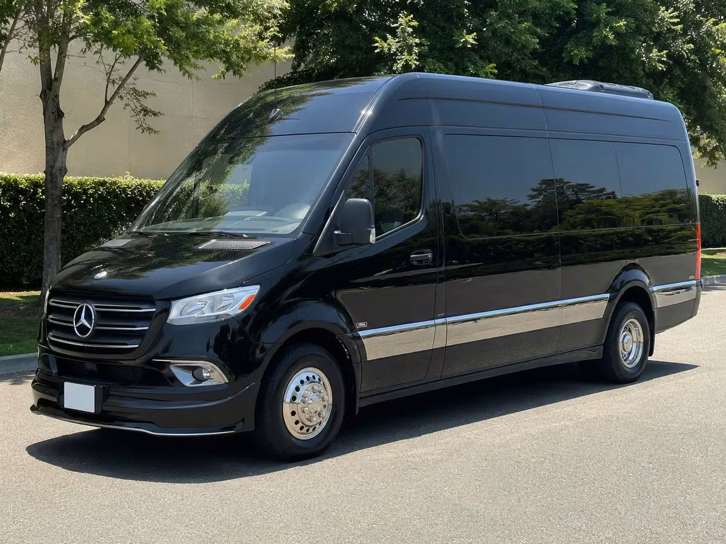 menlo park sprinter van rental with driver