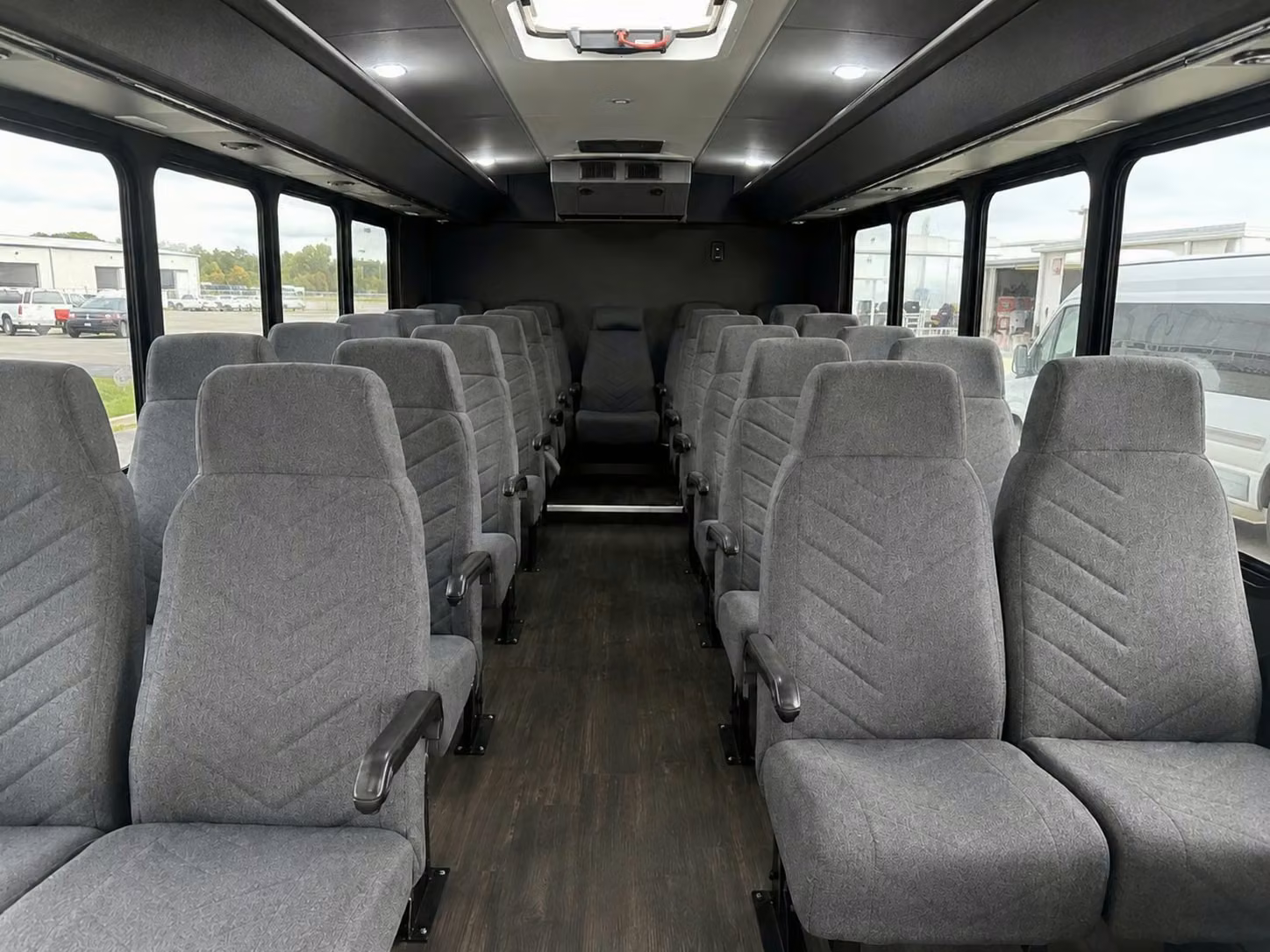 15 passenger minibus interior