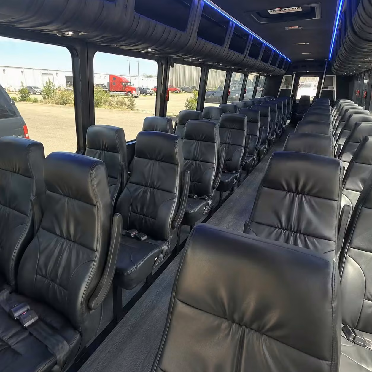 35 passenger minibus inside