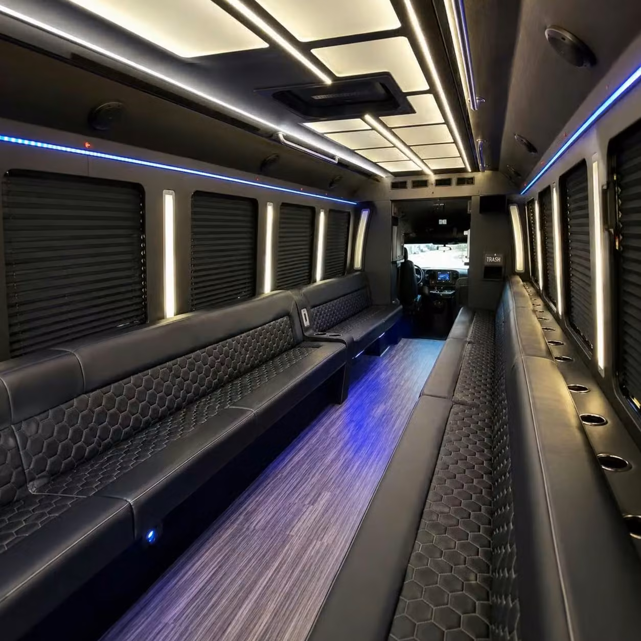 party bus interior